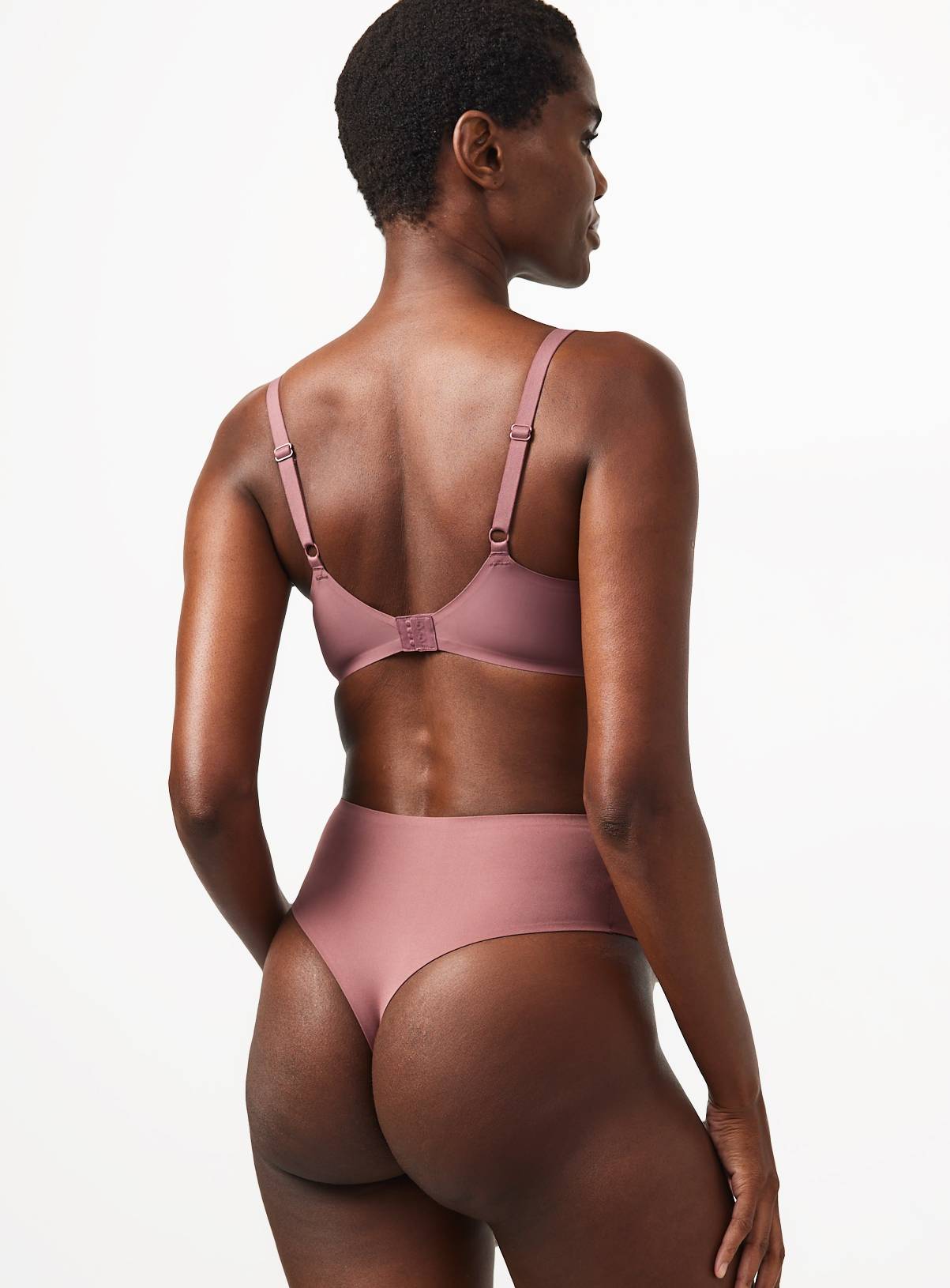 Rose Brown Flexform™ Wired Plunge Spacer Bra 36B - Image 5
